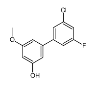 3-(3-chloro-5-fluorophenyl)-5-methoxyphenol结构式