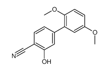 4-(2,5-dimethoxyphenyl)-2-hydroxybenzonitrile结构式