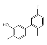 5-(5-fluoro-2-methylphenyl)-2-methylphenol结构式