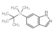 6-(tert-Butyldimethylsilyl)-1H-indazole structure