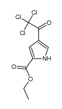 ethyl 4-(trichloroacetyl)-1H-pyrrole-2-carboxylate结构式