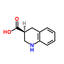 (3S)-1,2,3,4-Tetrahydro-3-quinolinecarboxylic acid Structure