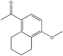 1-(4-methoxy-5,6,7,8-tetrahydronaphthalen-1-yl)ethanone结构式