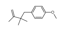 4-p-Anisyl-2,3,3-trimethyl-1-butene Structure