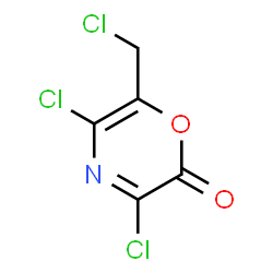 2H-1,4-Oxazin-2-one,3,5-dichloro-6-(chloromethyl)- picture