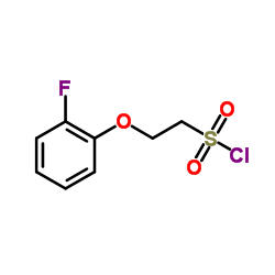 2-(2-Fluorophenoxy)ethanesulfonyl chloride结构式