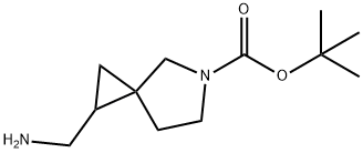 1-(氨基甲基)-5-氮杂螺[2-4]庚烷-5-羧酸叔丁酯结构式