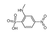 5-nitro-N-methylaniline-2-sulfonic acid Structure