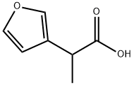 2-(3-呋喃基)丙酸结构式