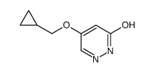 4-(cyclopropylmethoxy)-1H-pyridazin-6-one结构式