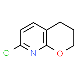 7-氯-3,4-二氢-2H-吡喃并[2,3-B]吡啶结构式