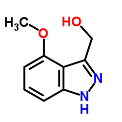 (4-Methoxy-1H-indazol-3-yl)methanol Structure
