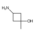 TRANS-3-AMINO-1-METHYLCYCLOBUTANOL structure