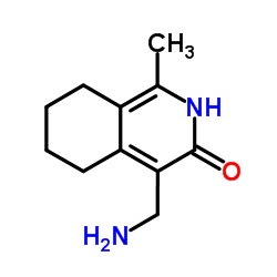 4-(Aminomethyl)-1-methyl-5,6,7,8-tetrahydro-3(2H)-isoquinolinone Structure