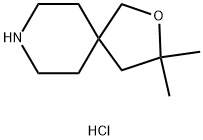 3,3-二甲基-2-氧-8-氮杂螺[4.5]癸烷盐酸盐结构式