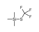 trimethyl(trifluoromethylsulfanyl)silane Structure