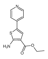 ethyl 2-amino-5-(pyridin-4-yl)thiophene-3-carboxylate Structure