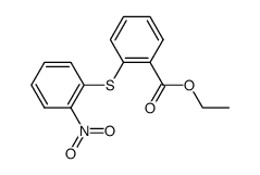 ethyl 2-(2'-nitrophenylthio)benzoate结构式