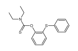 O-(phenylthio)phenyl N,N-diethylthiocarbamate结构式