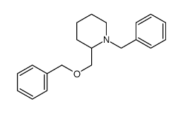 1-benzyl-2-(phenylmethoxymethyl)piperidine结构式