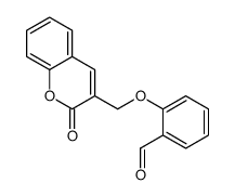 2-[(2-oxochromen-3-yl)methoxy]benzaldehyde结构式