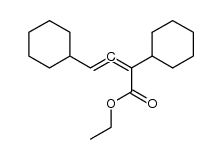 ethyl 2,4-dicyclohexyl-2,3-butandienoate Structure