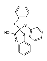 Tris-phenylthio-essigsaeure Structure