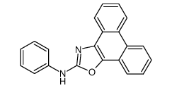 2-(N-phenyl)aminophenanthro(9,10-d)oxazole Structure