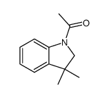 1-acetyl-3,3-dimethylindoline Structure