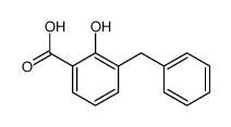 3-benzyl-2-hydroxybenzoic acid structure