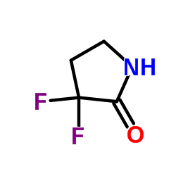 3,3-Difluoro-2-pyrrolidinone Structure