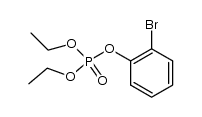 o-Brom-phenyl-diethyl-phosphat Structure