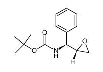 (S)-1-[(S)-1-(tert-butoxycarbonylamino)-1-phenylethyl]oxirane Structure