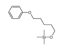 5-[(Trimethylsilyl)oxy]pentyl(phenyl) ether结构式