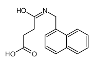 4-(naphthalen-1-ylmethylamino)-4-oxobutanoic acid结构式