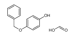 formic acid,4-phenylmethoxyphenol结构式