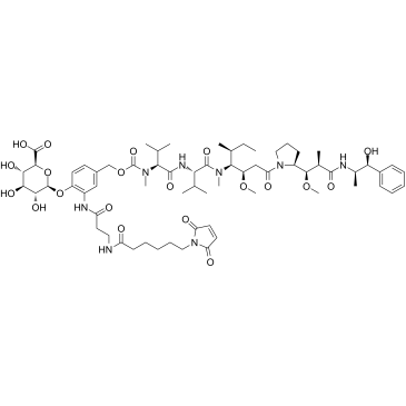 MC-betaglucuronide-MMAE-1 Structure