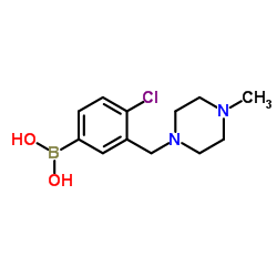 (4-chloro-3-((4-Methylpiperazin-1-yl)Methyl)phenyl)boronic acid picture