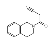 2-氰基乙酰基-1,2,3,4-四氢-异喹啉结构式