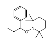 2,2,6,6-tetramethyl-1-(1-phenylpropoxy)piperidine结构式