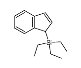 triethyl-inden-1-yl-silane Structure