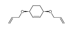 (3R,6S)-3,6-Bis-allyloxy-cyclohexene Structure