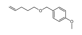 1-methoxy-4-(pent-4-en-1-yloxymethyl)benzene结构式