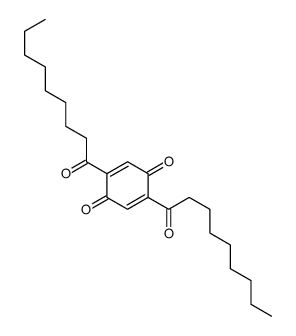 2,5-di(nonanoyl)cyclohexa-2,5-diene-1,4-dione结构式