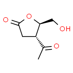 L-erythro-Pentonic acid, 3-acetyl-2,3-dideoxy-, gamma-lactone (9CI)结构式