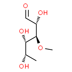 6-Deoxy-3-O-methyl-L-altrose structure