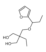 2-ethyl-2-[1-(furan-2-yl)propoxymethyl]propane-1,3-diol Structure