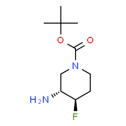 tert-butyl (3R,4R)-3-amino-4-fluoropiperidine-1-carboxylate picture