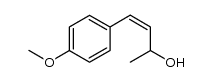 (Z)-4-(4-methoxyphenyl)but-3-en-2-ol结构式