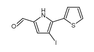 4-iodo-5-(2-thienyl)pyrrole-2-carbaldehyde结构式